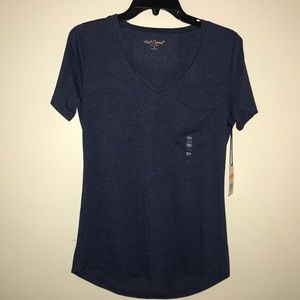 💛SOLD💛 Red Camel Blue V-Neck